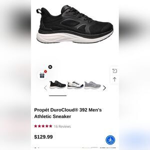 Propet DuroCloud® 392 Athletic Sneaker Men sz 9.5